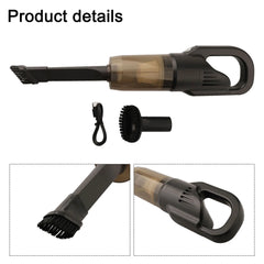 Cordless Vacuum Car Vacuum Cleaner For Car Cleaning 31.3*9.8*9.8cm Vacuum For Home And Office Dual Filtration System