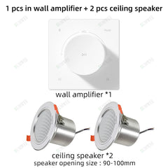 Home Power Amplifiers 2.0 Channel Bluetooths Audio Surround Sound USB Mini HIFI Digital Amplifier Stereo ceiling speakers system