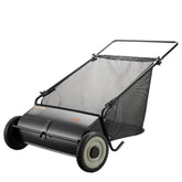 VEVOR Push Lawn Sweeper, 26 Inch Leaf & Grass Collector, Strong Rubber Wheels & Heavy Duty Thickened Steel Durable to Us