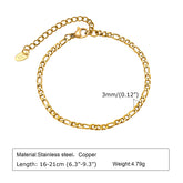 Women Stainless Steel Chain Bracelet,18K Gold Plated Twist Paperclip Adjustable Link Bracelet,Chunky Stackable Layered Jewelry