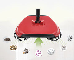 Stainless Steel Sweeping Machine Push Type Hand Push Magic Broom Dustpan Handle Household Cleaning Package Hand Push Sweeper mop