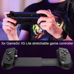 Stretching Game Controller for GameSir-X5 Lite game console accessories for iPhone/Android Type-C Mobile Gamepad 2025 ﻿