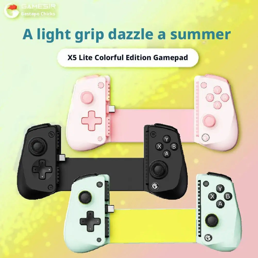 3C Electron For Gamesir X5 Lite Mobile Gaming Controller For Android & Iphone Hall Effect Joystick Portable Gamepad Cyan,For Gam