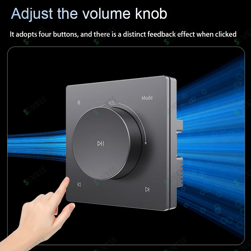 Home Power Amplifiers 2.0 Channel Bluetooths Audio Surround Sound USB Mini HIFI Digital Amplifier Stereo ceiling speakers system